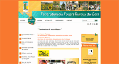 Desktop Screenshot of foyersruraux-gers.org